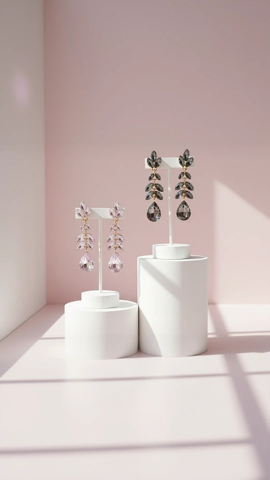 Teardrop Crystal Drop & Dangle Earrings