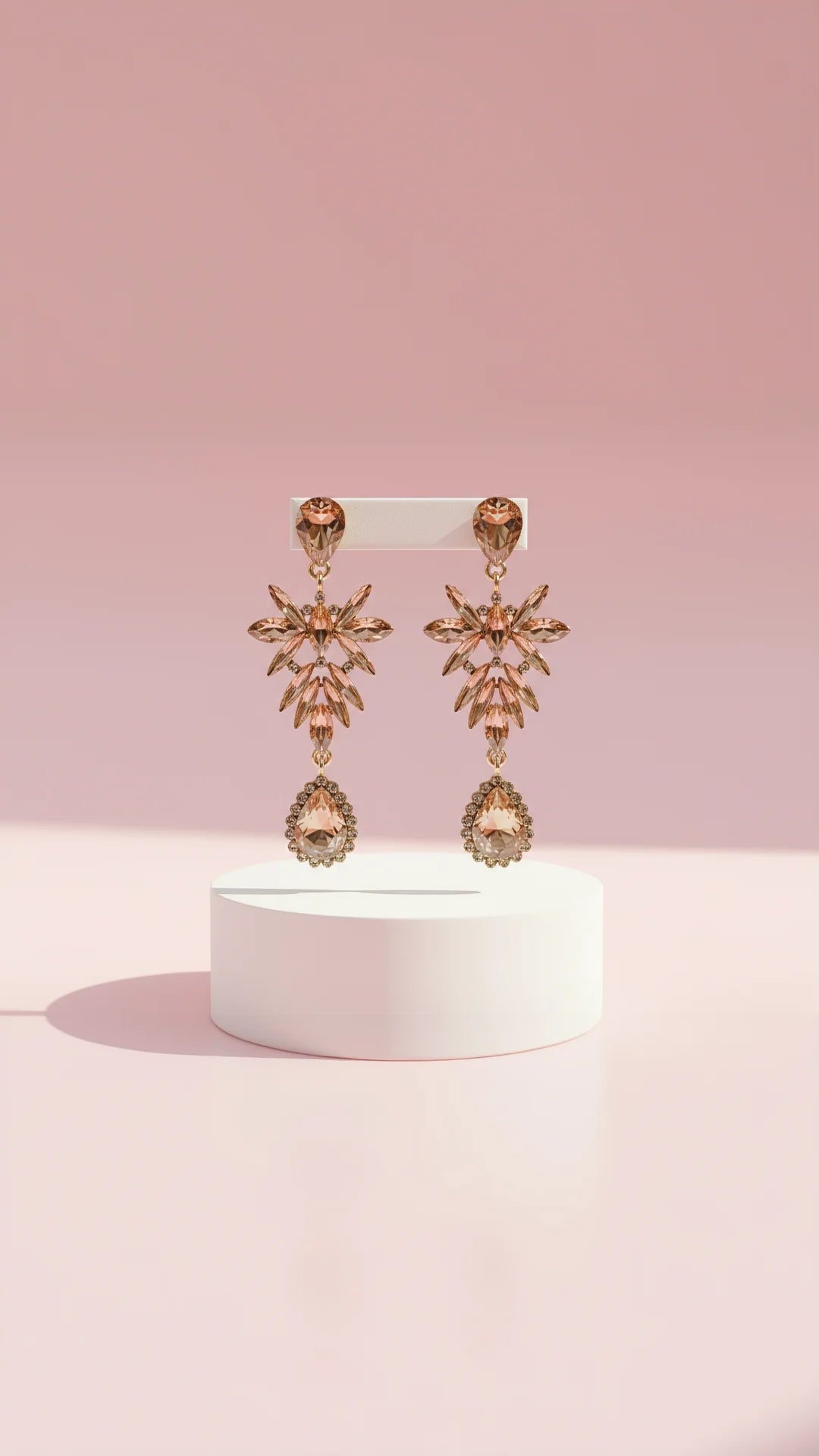 Teardrop Crystal Drop & Dangle Earrings