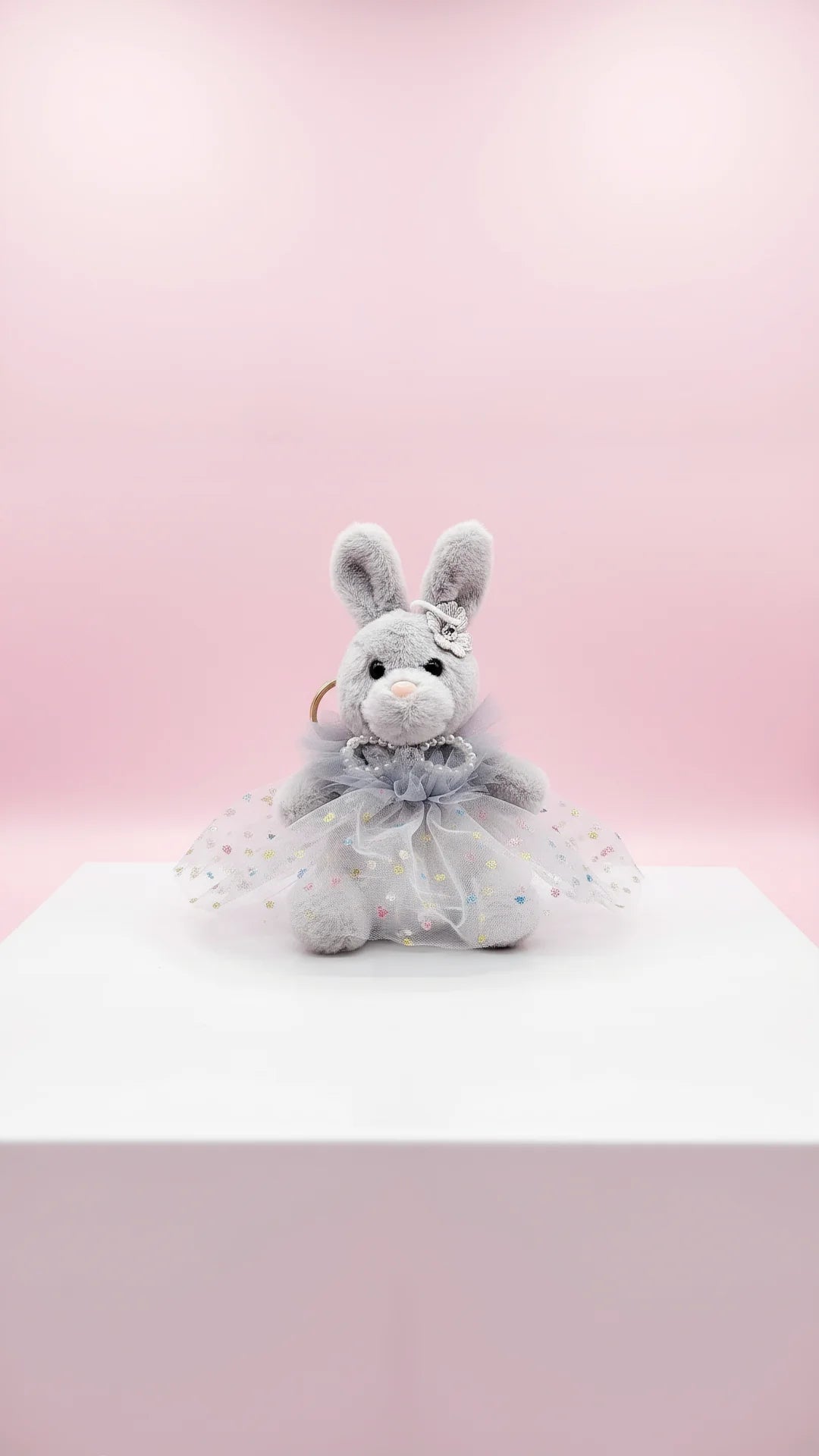 Softie Squad Bunny Rabbit Key Ring & Bag Charm