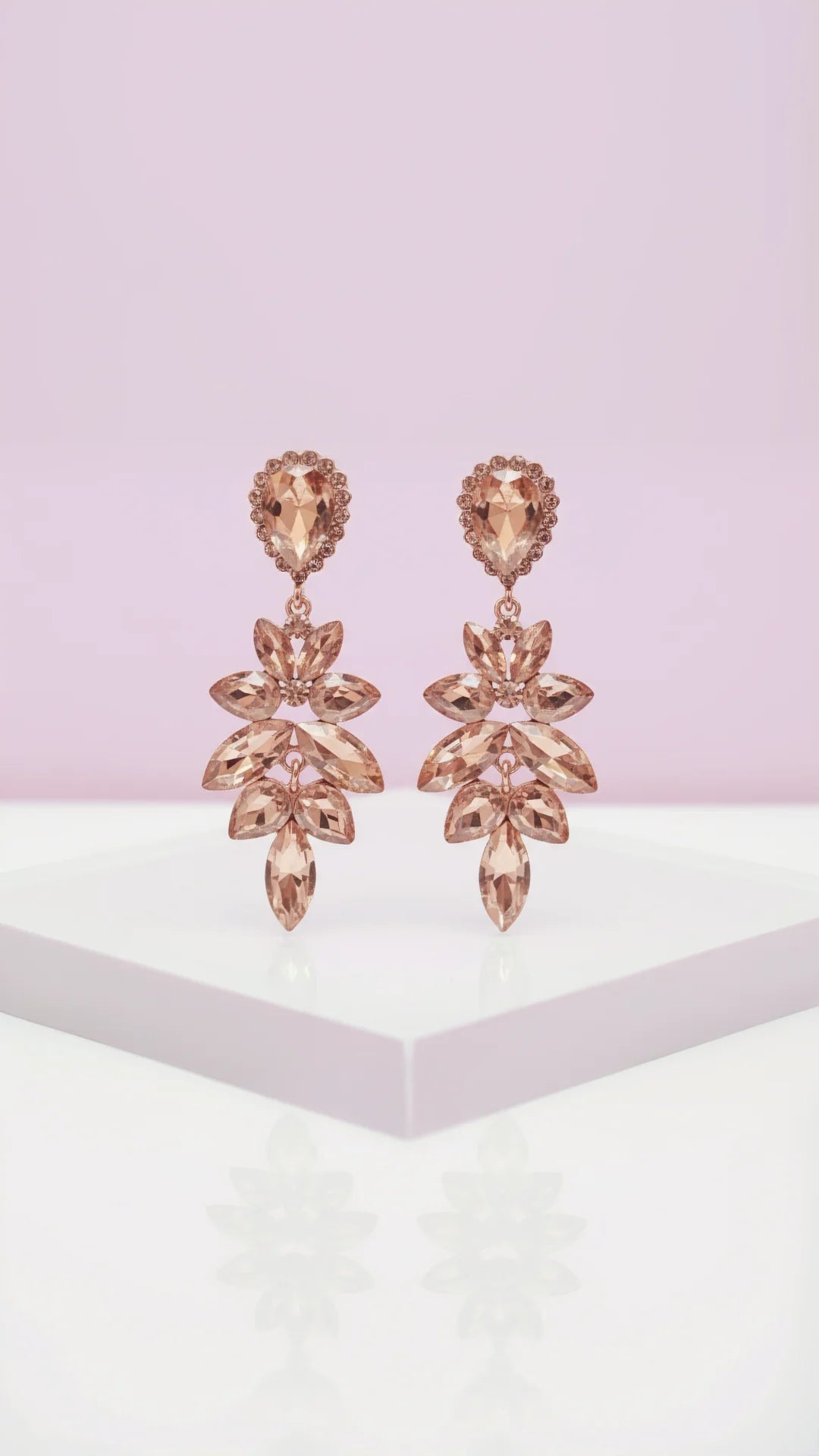 Teardrop Crystal Drop & Dangle Earrings