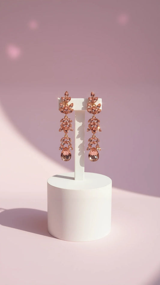 Layered Crystal Drop & Dangle Earrings