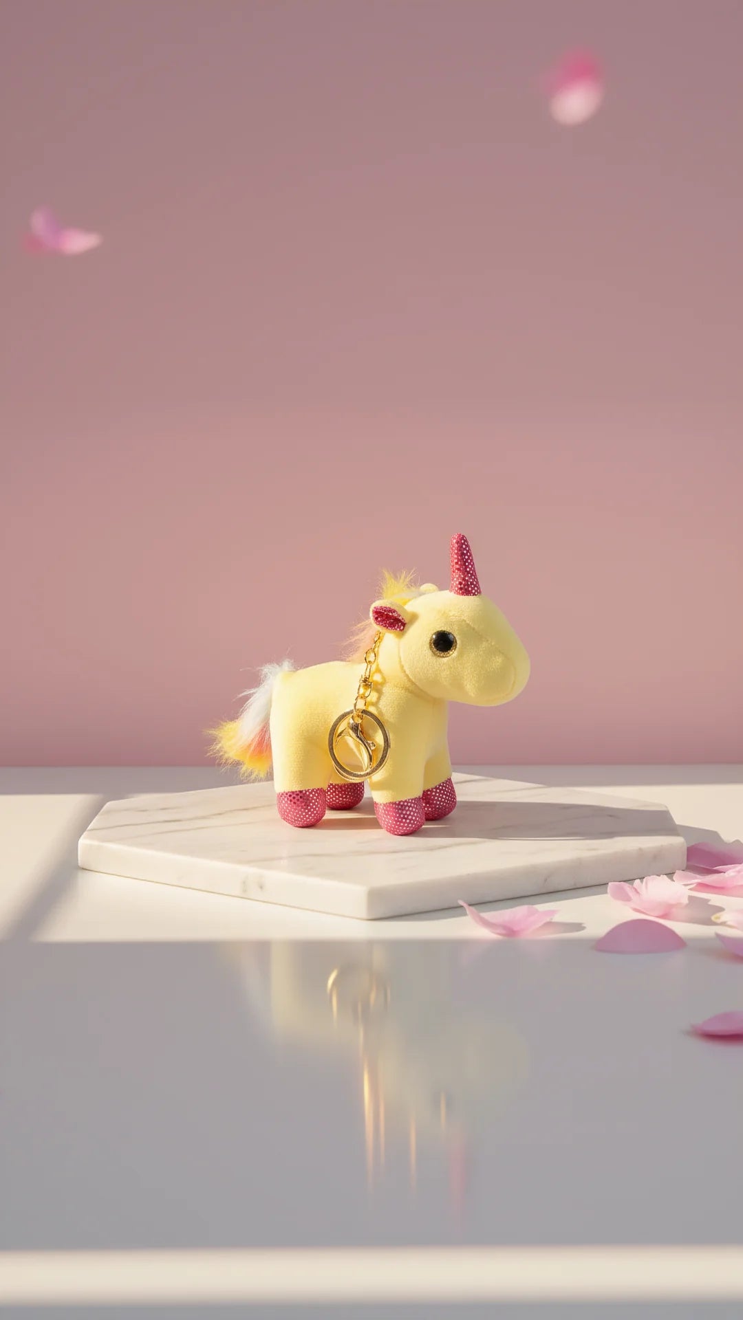 Rainbow Unicorn Key Ring & Bag Charm