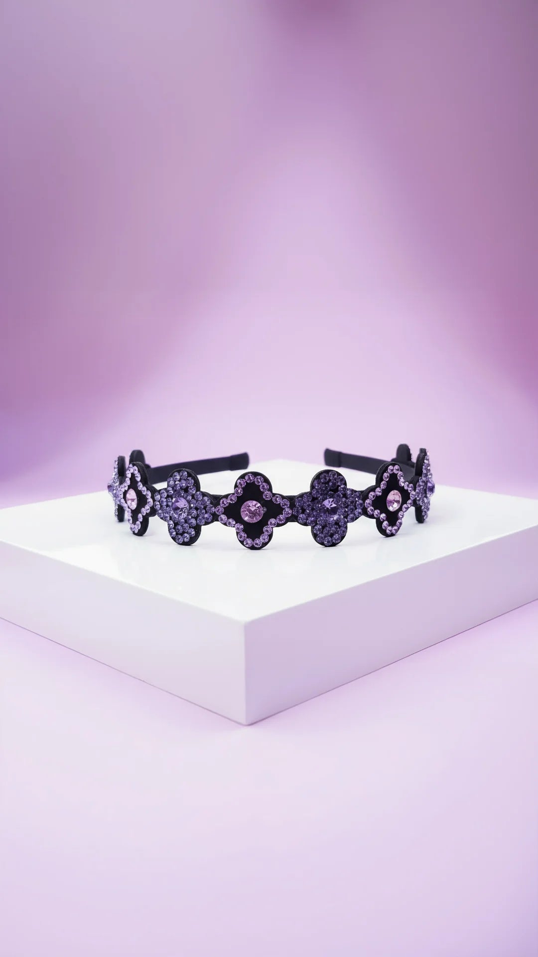 Clover Crystal Hair band