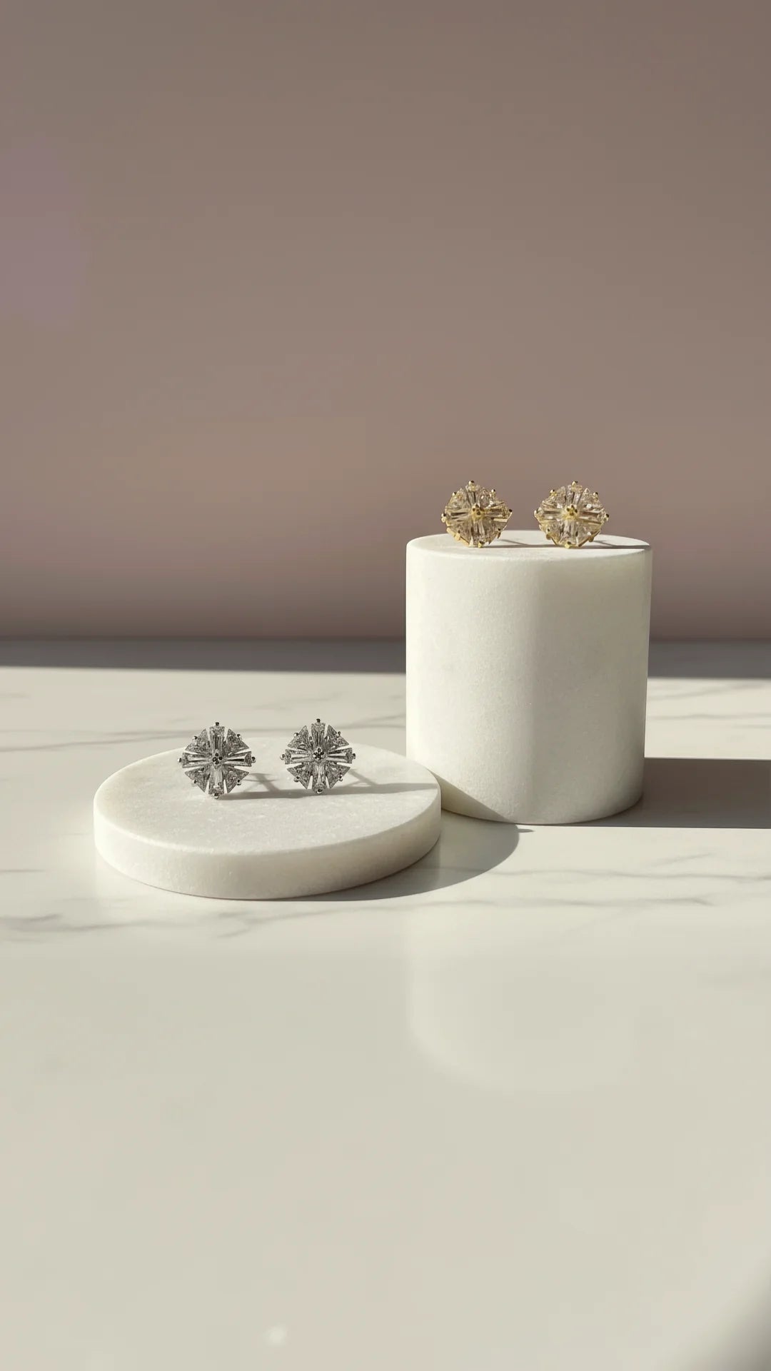 Bijoux Sparkly Crystal Stud Earrings