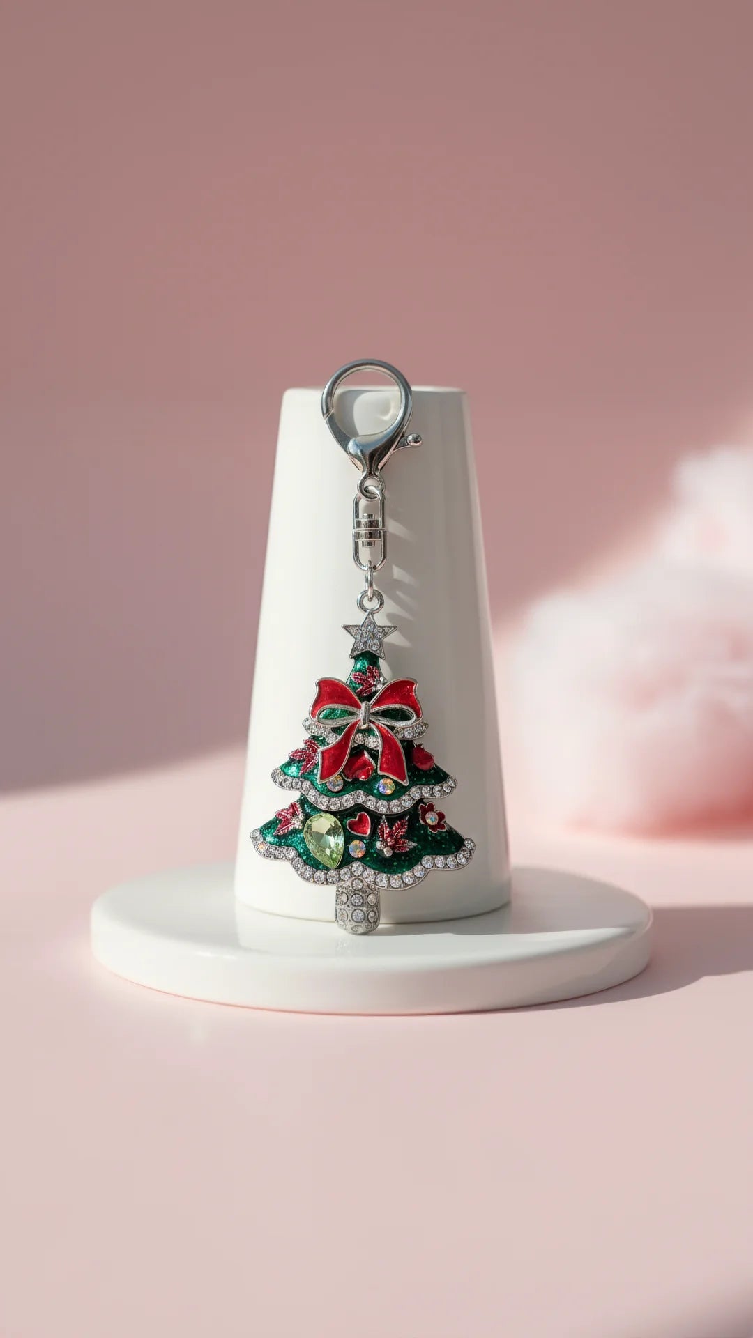 Christmas Tree Festive Key Ring & Bag Charm