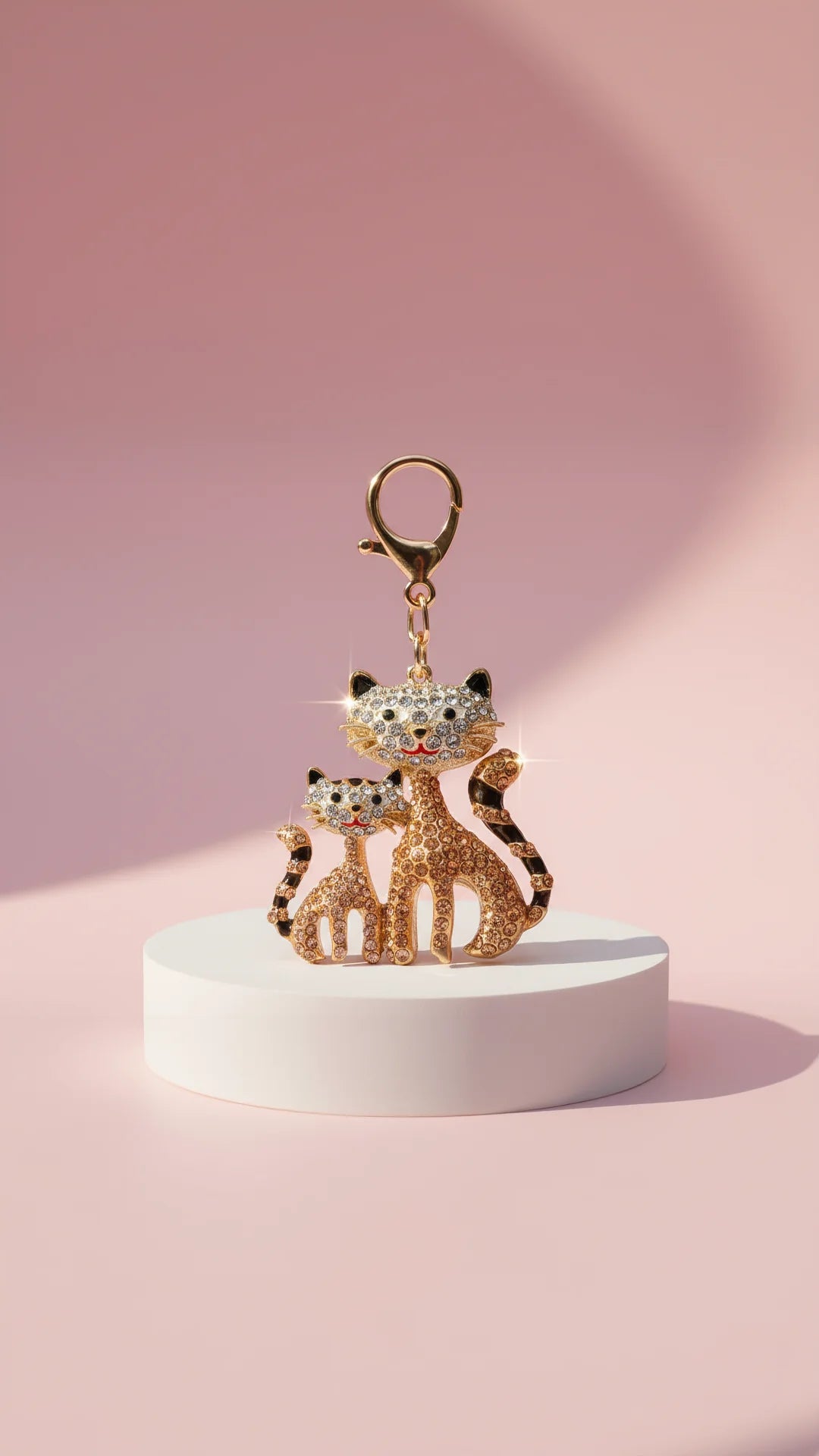 Cat & Kitten Key Ring & Bag Charm