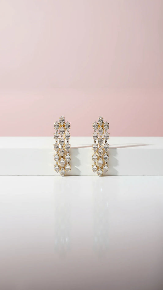 Cluster Drop & Dangle Crystal Earrings