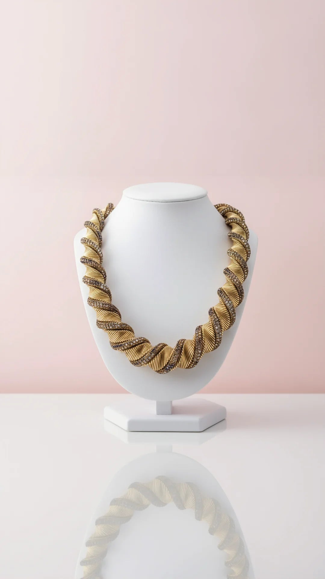 Elixir Collection Spiral Crystal Necklace