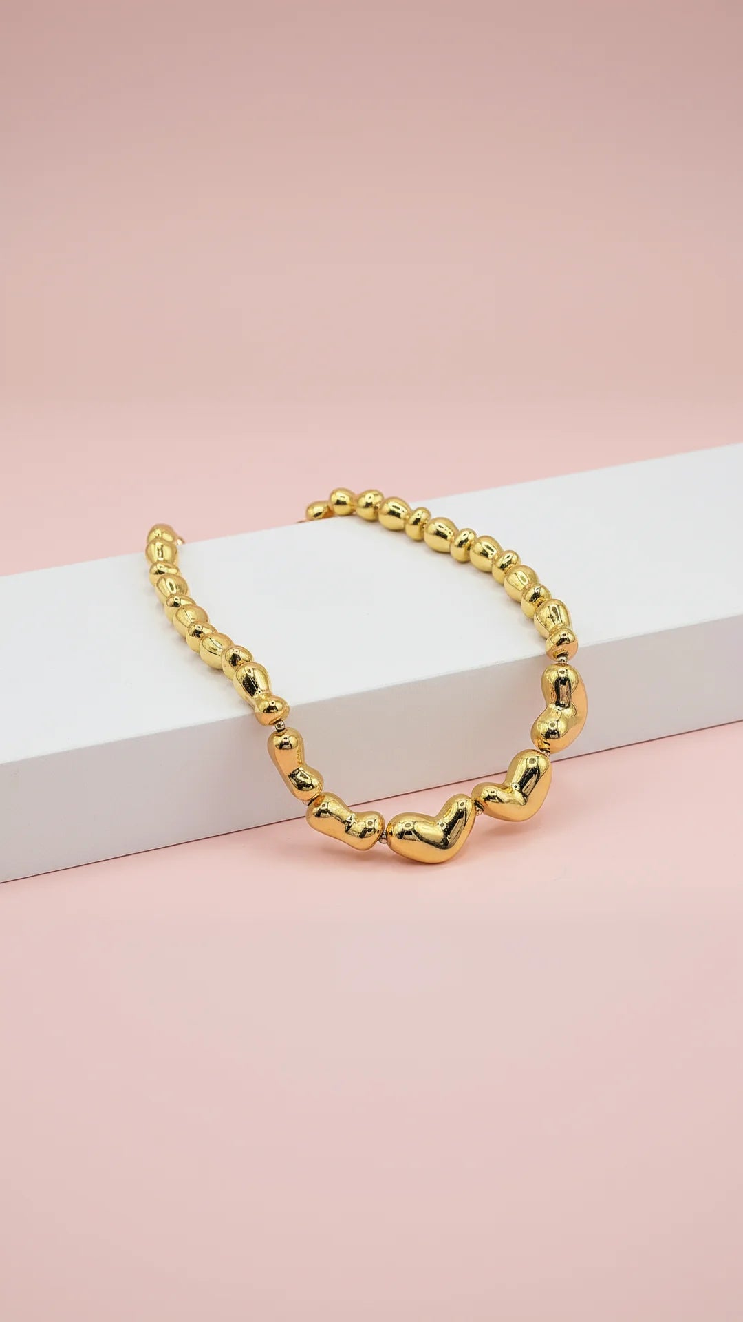 Melted Luxe Heart Necklace