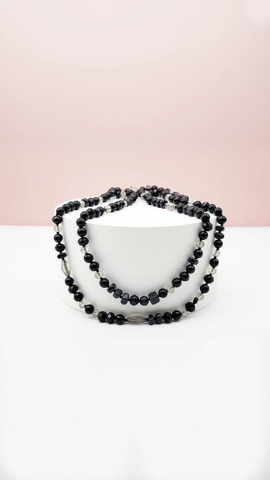 Resin Boho Long Beaded Necklace