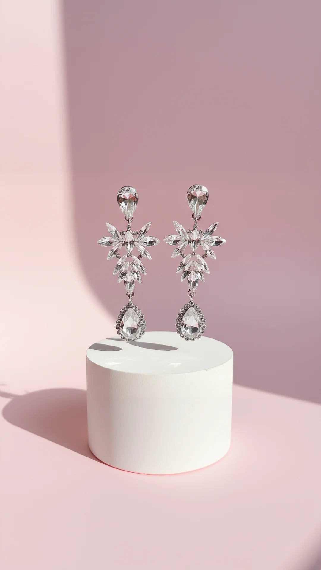 Teardrop Crystal Drop & Dangle Earrings