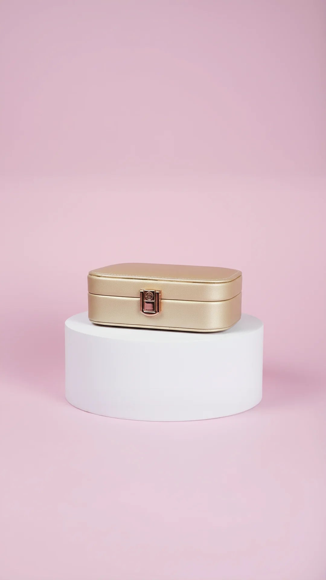 Travel Jewellery Box – Compact Organizer with Mirror