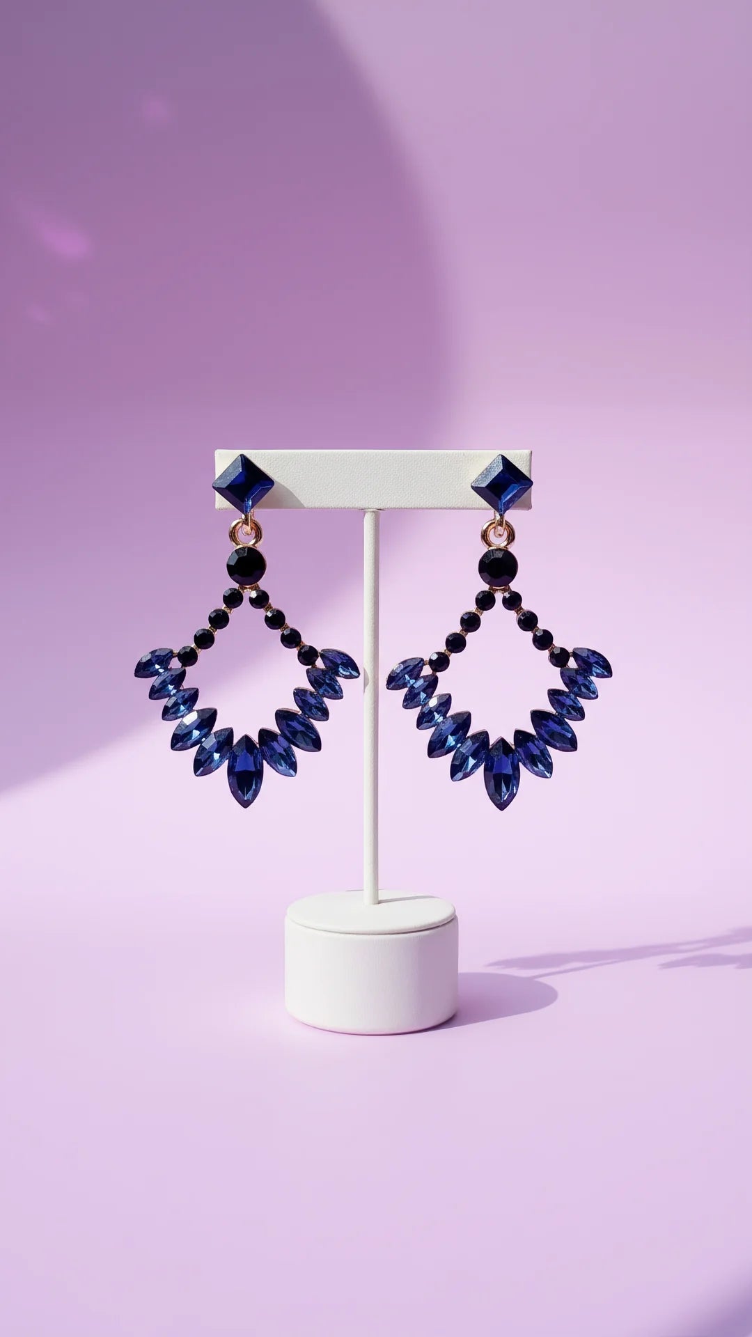 Navette Cut Crystal Drop & Dangle Earrings