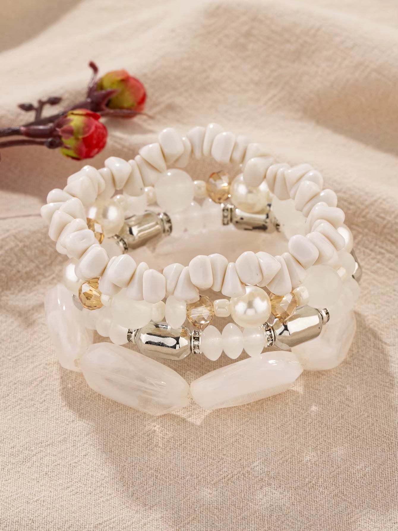 Festival Ceramic Beaded Bracelet Set