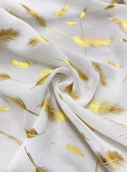 Metallic Feather Dream Scarf