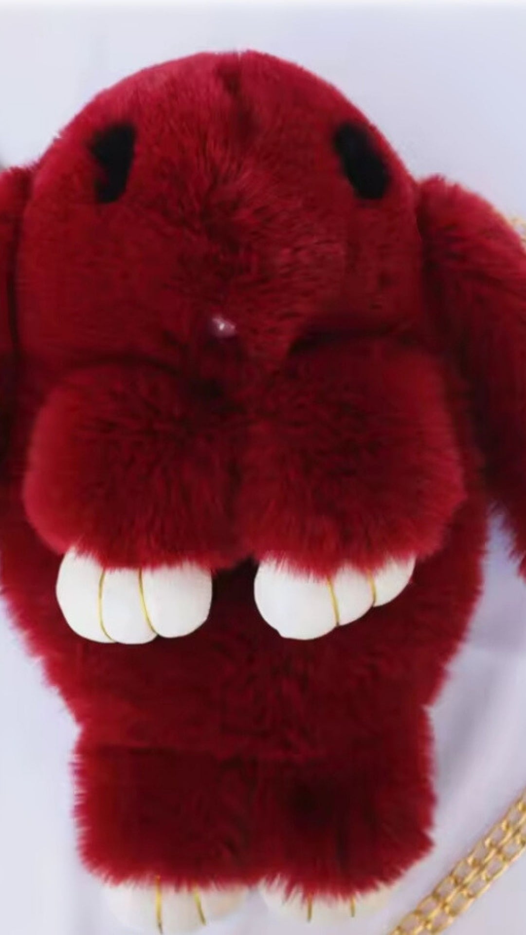 Plush Bunny Backpack Bag