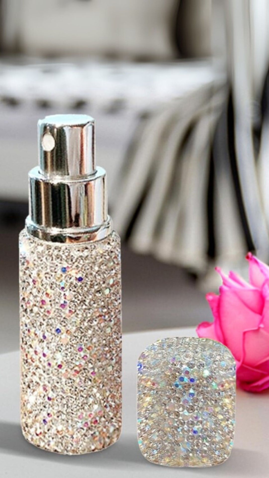 Crystal Perfume Travel Bottle Atomizer