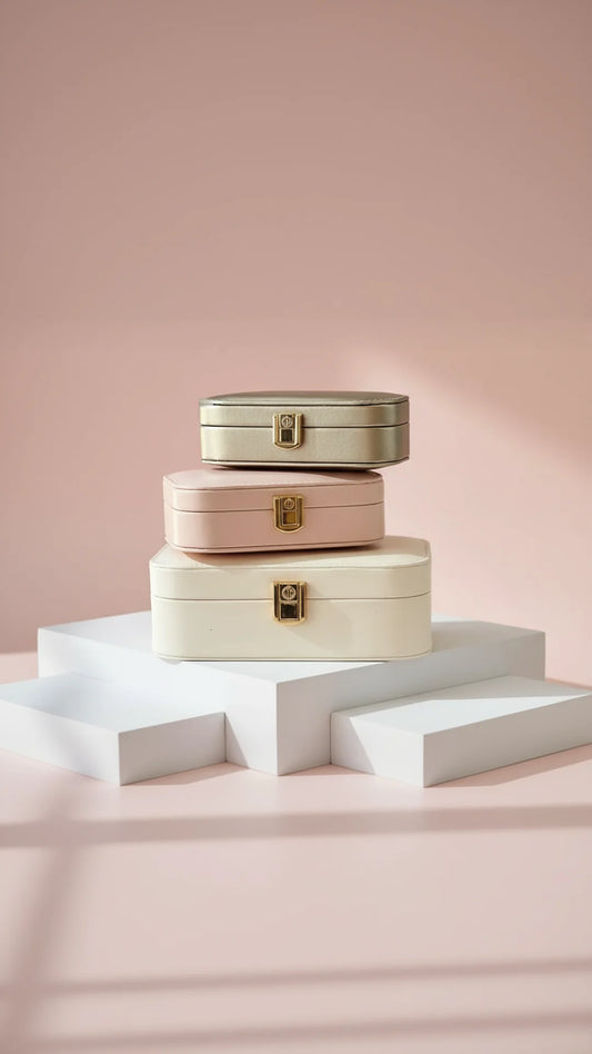 Travel Jewellery Box – Compact Organizer with Mirror