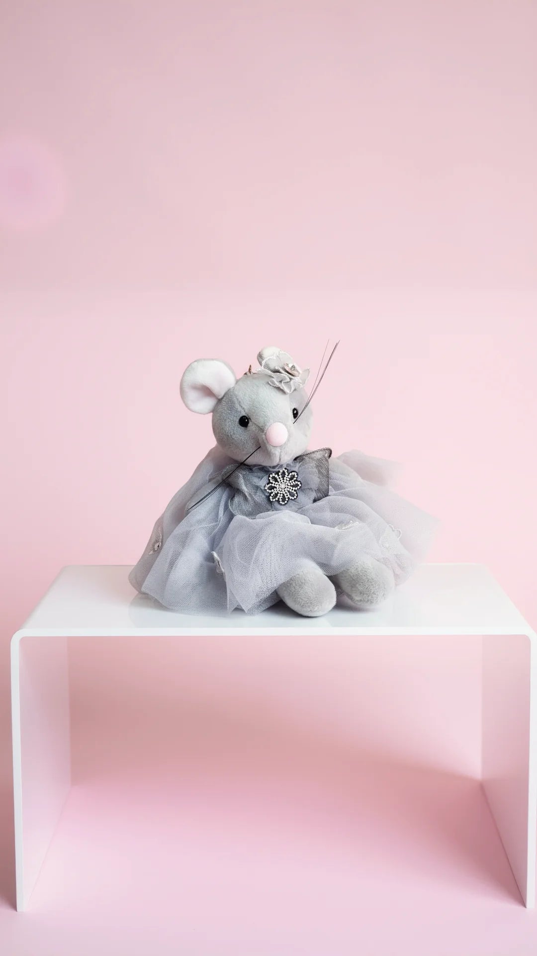 Maxi Softie Squad Miss Mouse Key Ring & Bag Charm