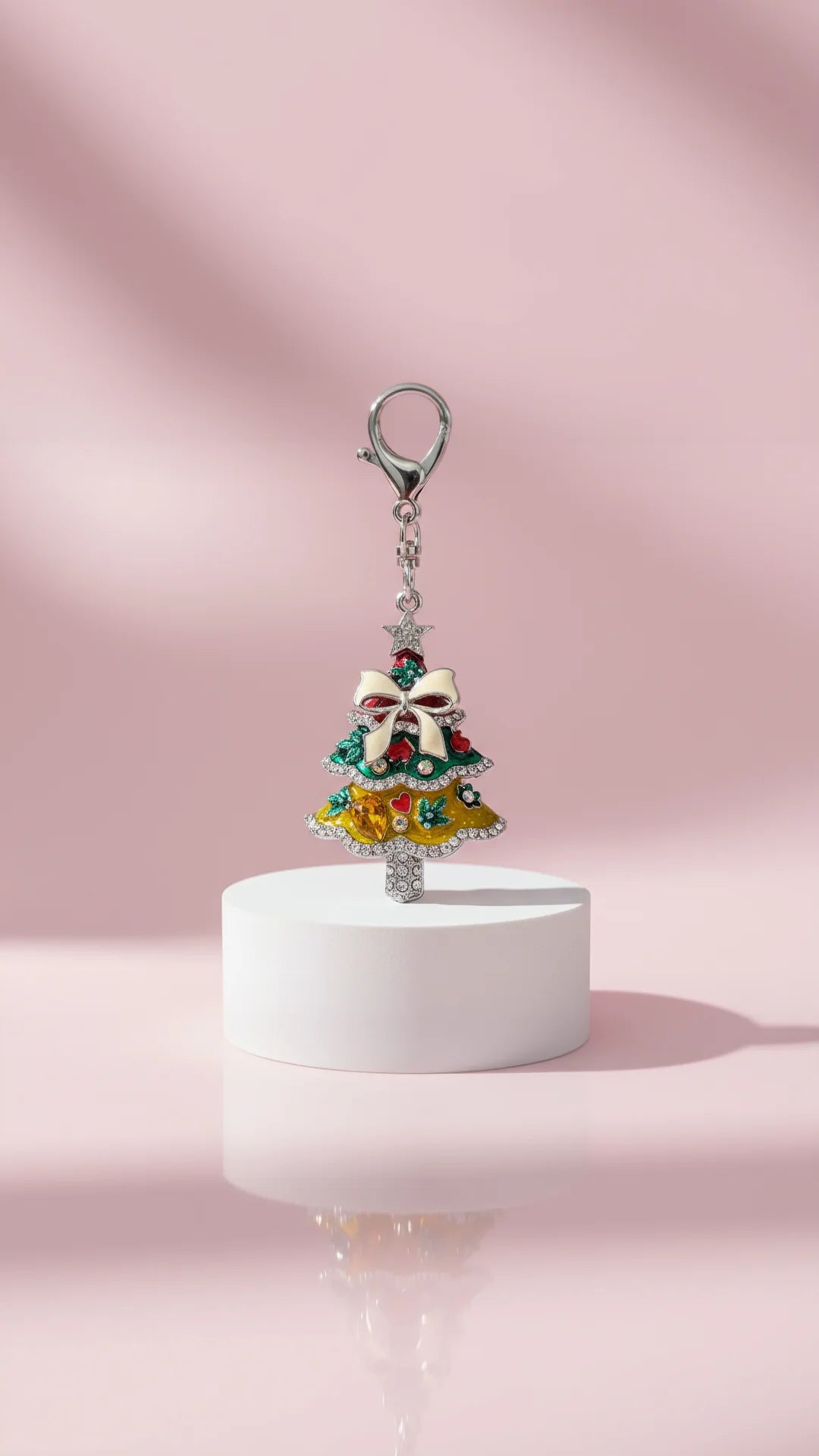Christmas Tree Festive Key Ring & Bag Charm