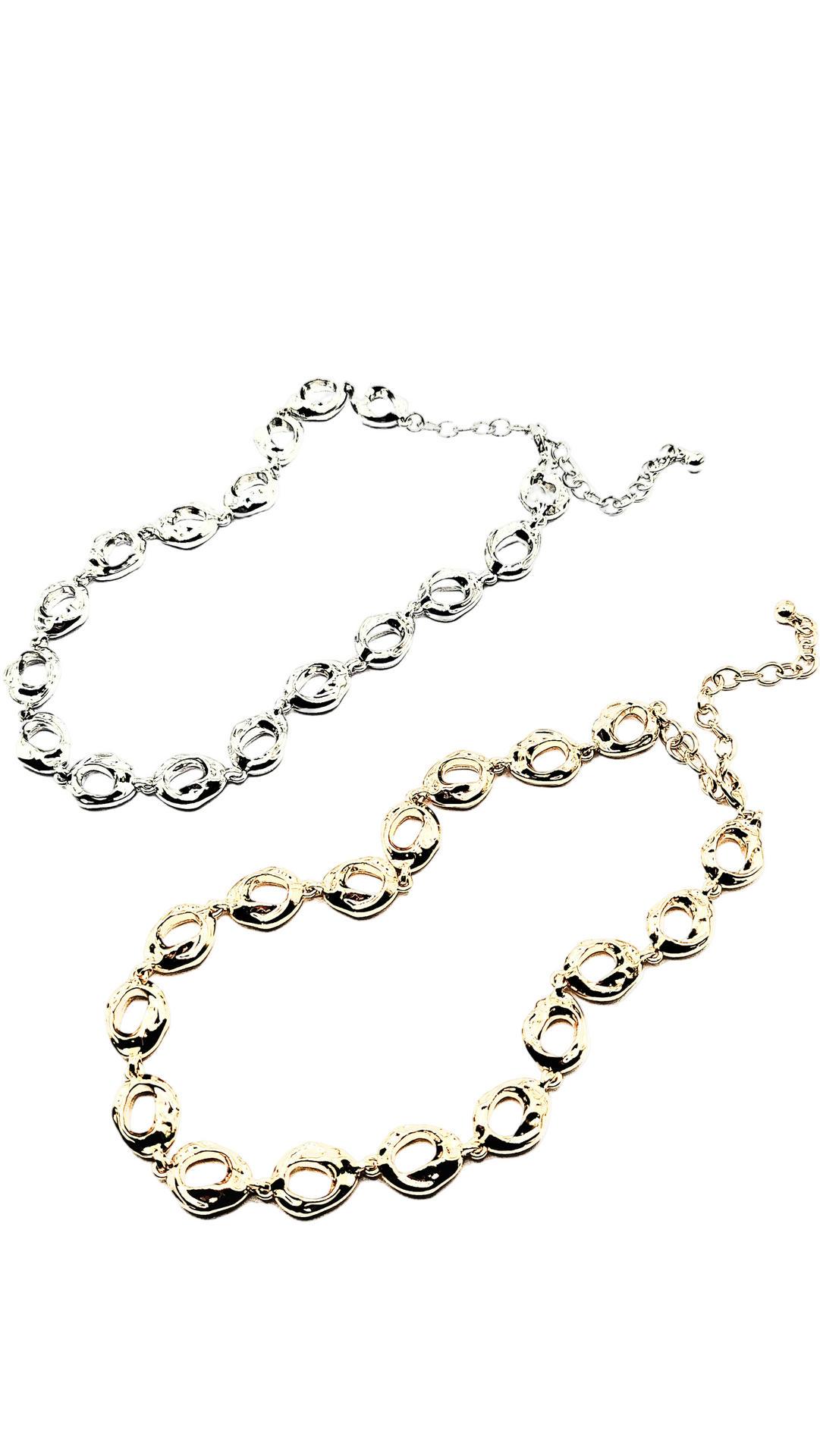 Melted Link Chain Necklace