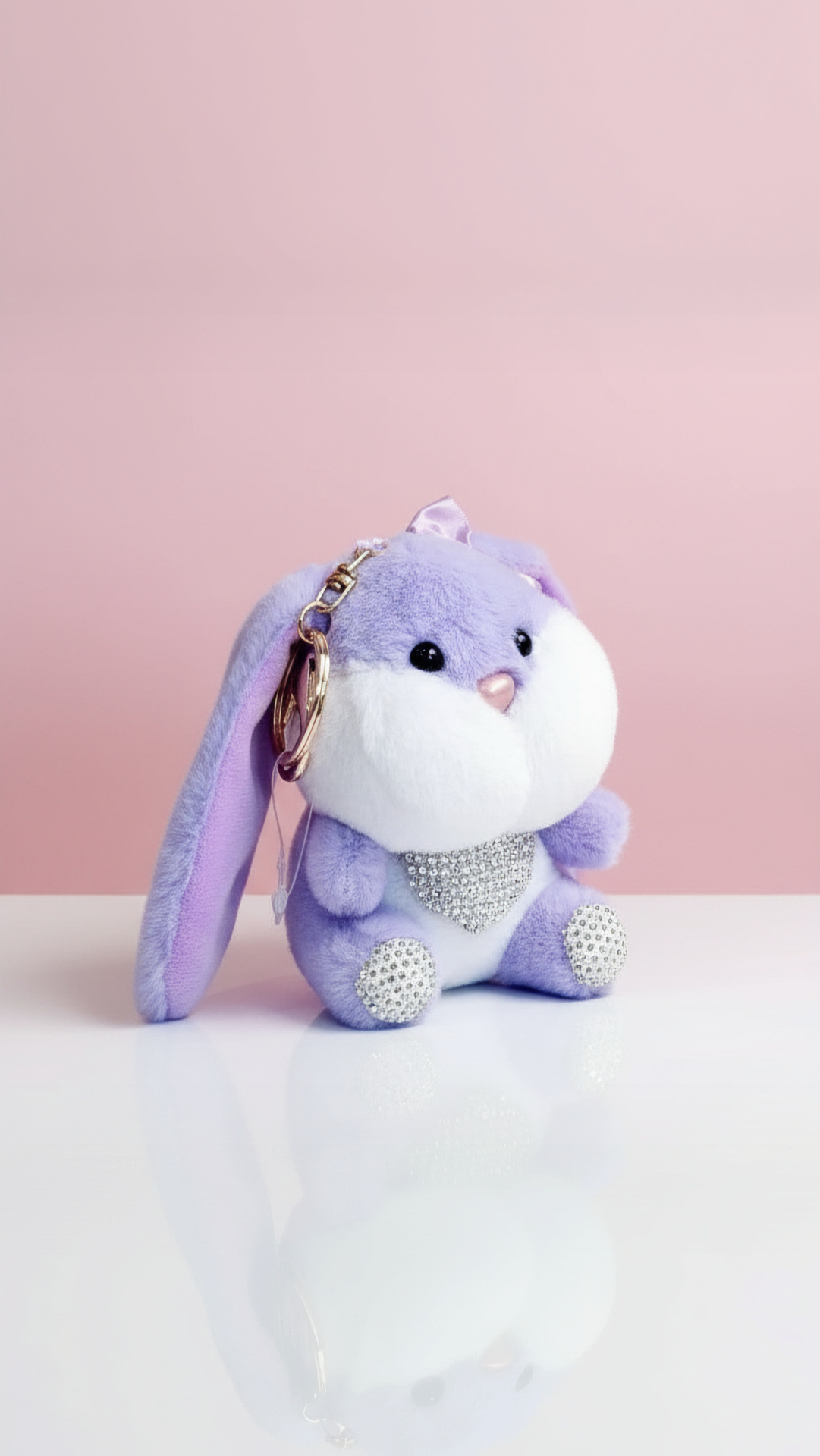 Softie Squad Bunny Rabbit Bag Charm Key Ring