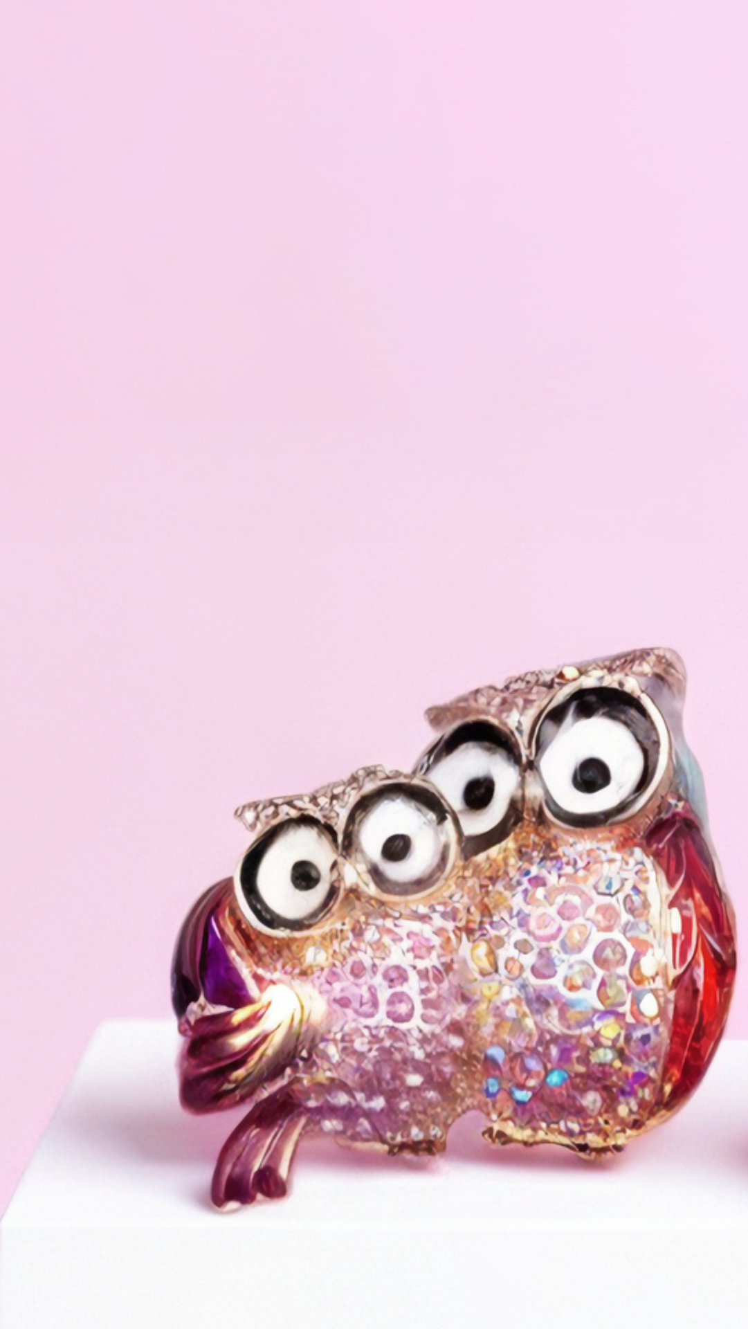 Owl & Baby Owl Key Ring & Bag Charm