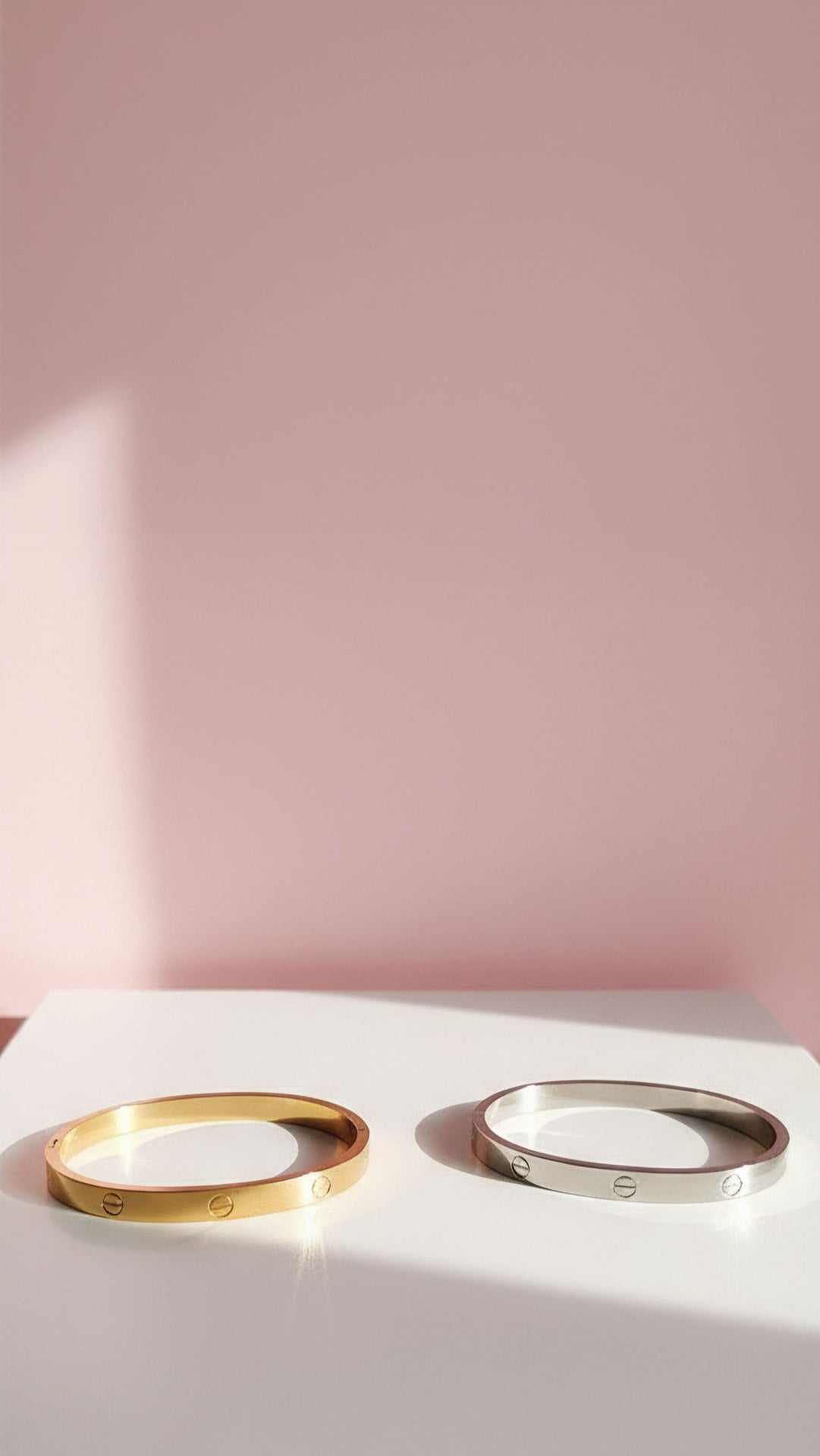 Stainless Steel Love Stacking Bangle