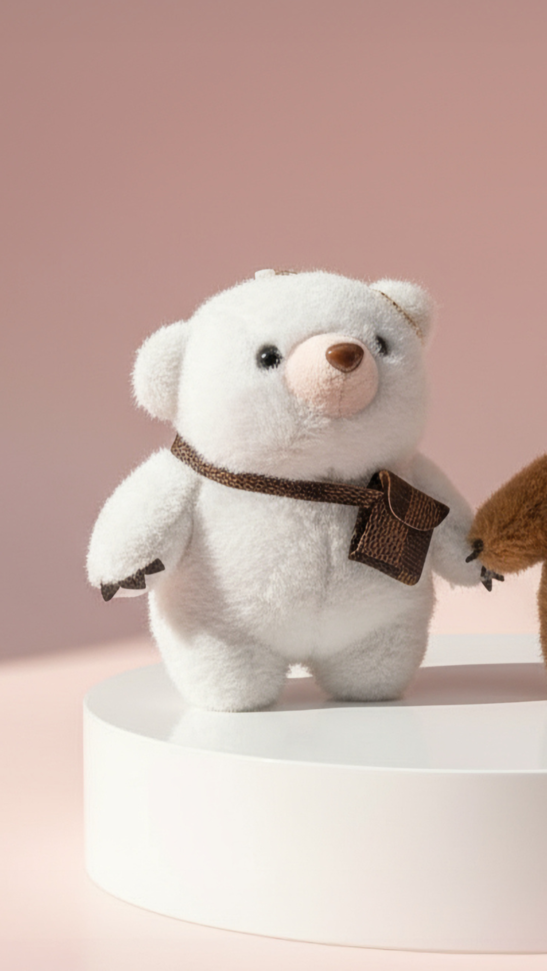 Teddy Bear With Handbag Key Ring & Bag Charm