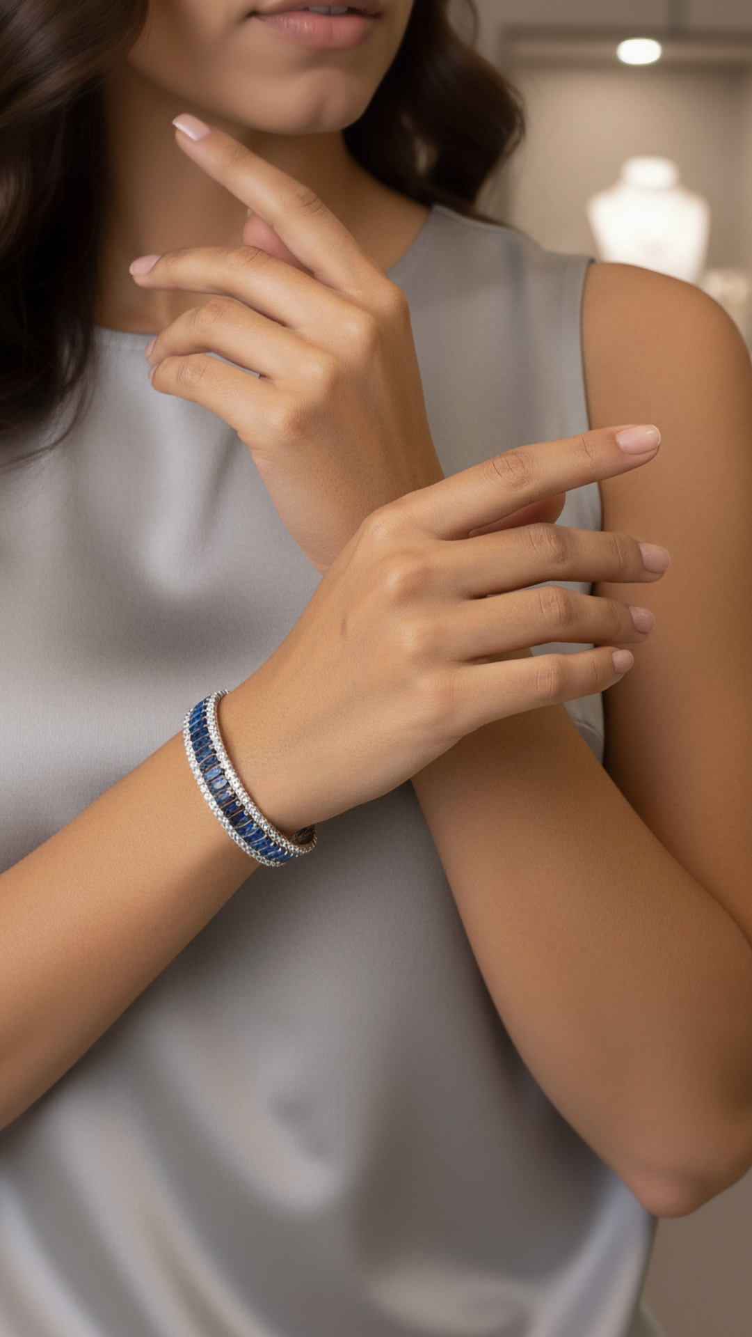 Stretchy Crystal Forever Bangle