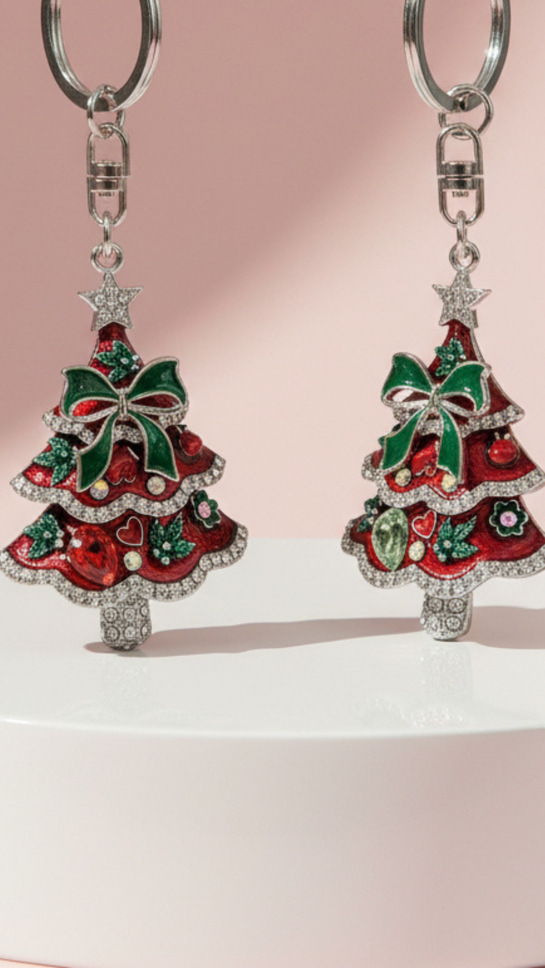Christmas Tree Festive Key Ring & Bag Charm