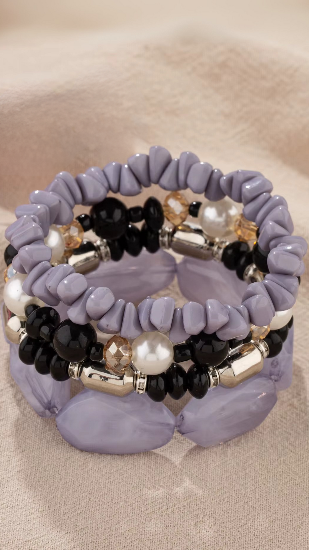 Festival Ceramic Beaded Bracelet Set