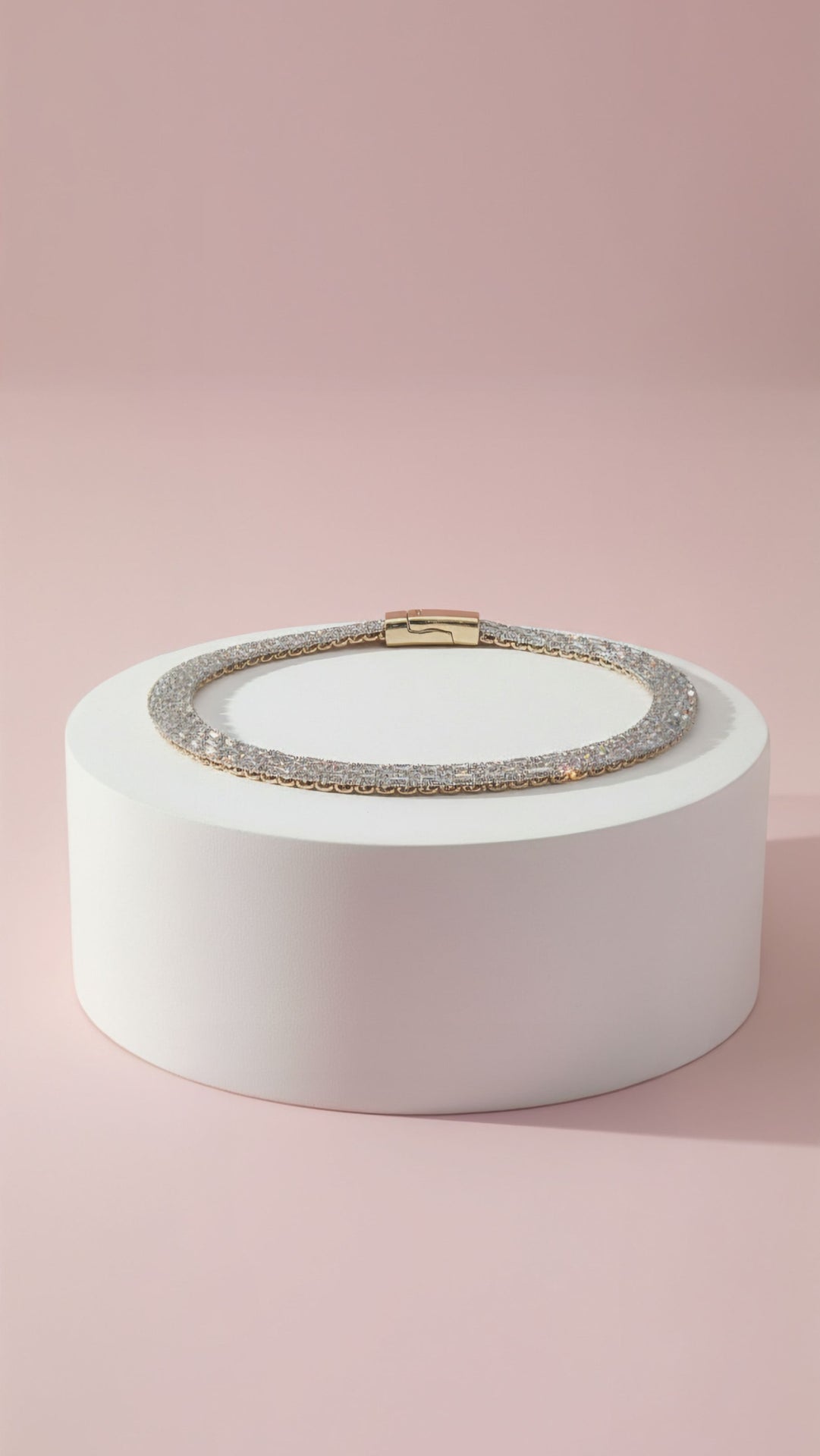 Elixir Collection Radiance Collar Crystal Necklace With Magnetic Closure