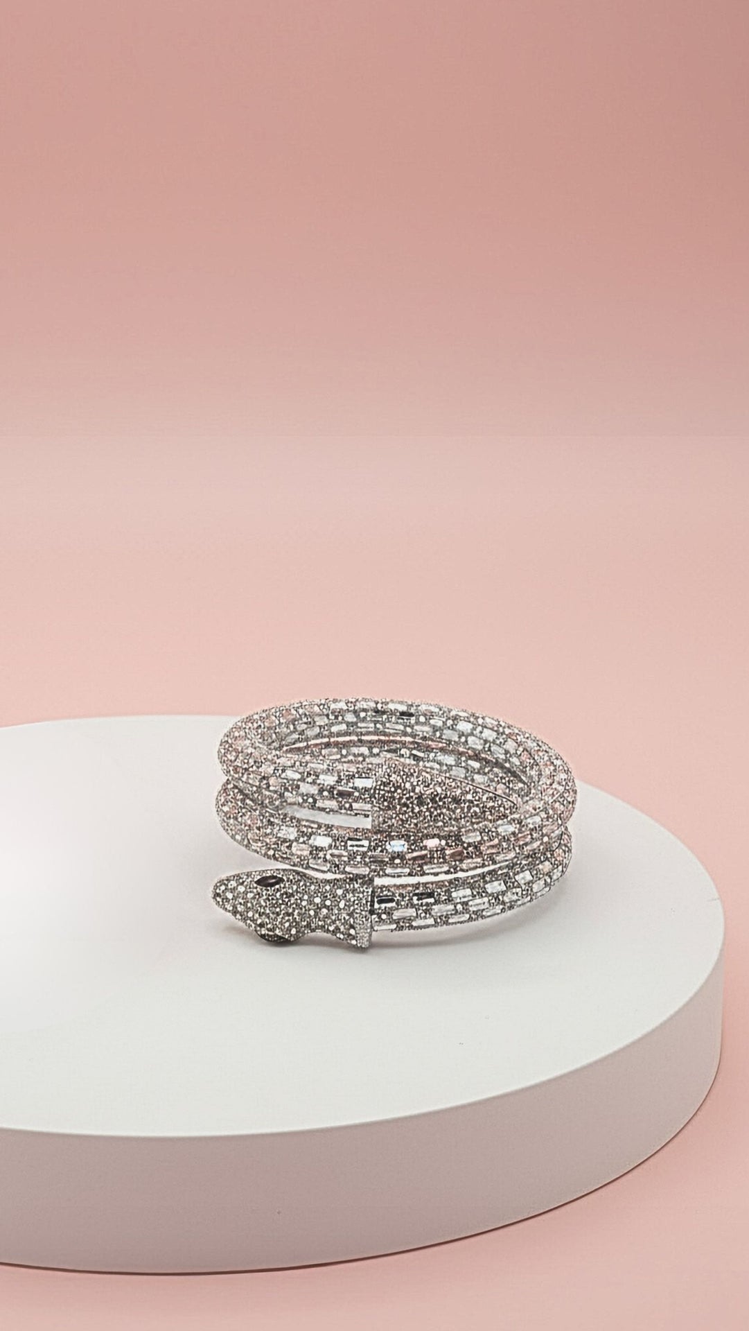 Elixir Collection Serpent Wrap Around Crystal Cuff