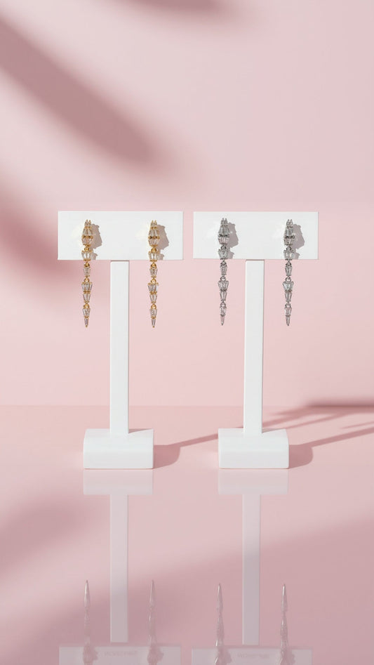 Serpent Snake Crystal Drop & Dangle Earrings