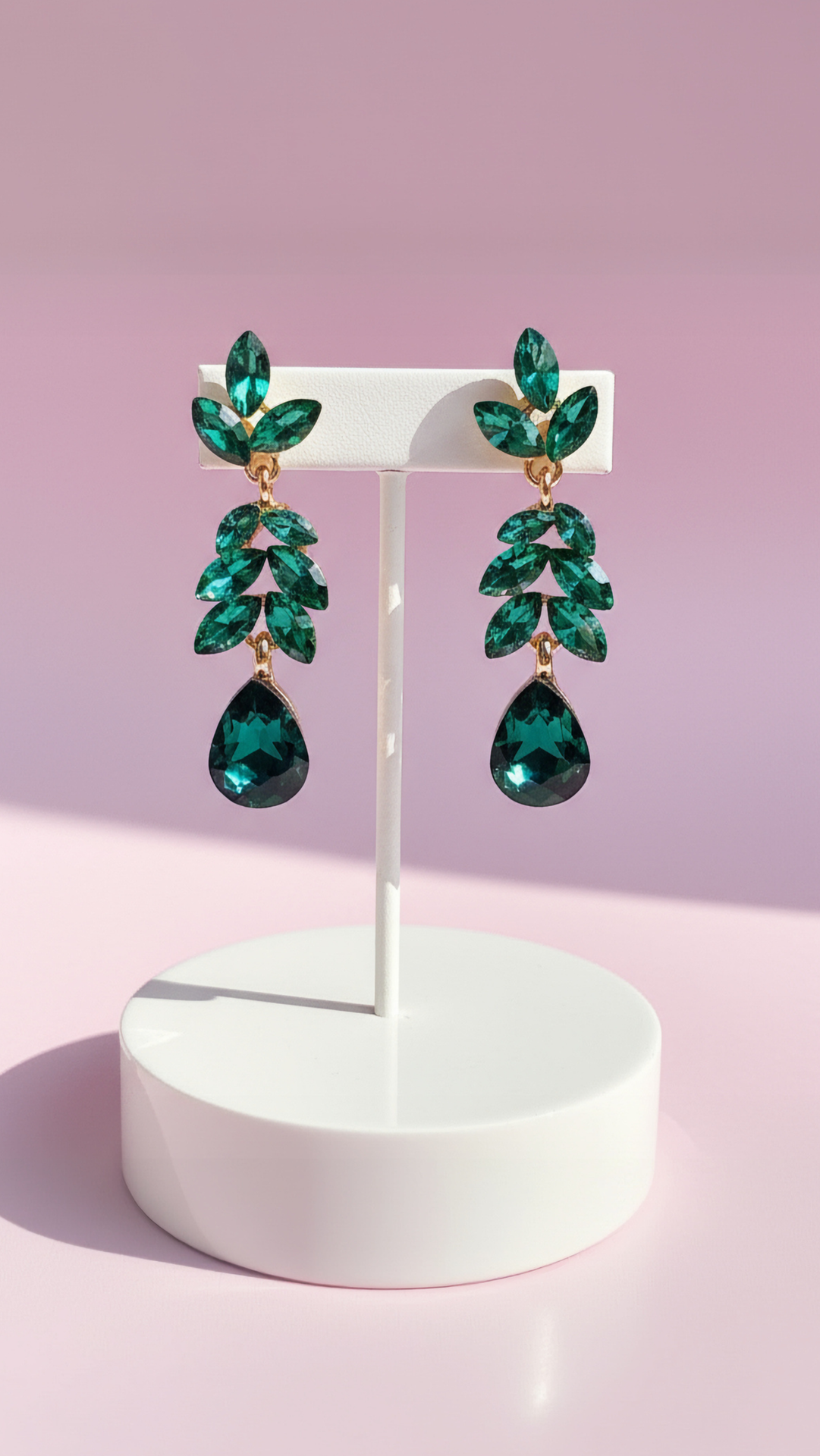 Teardrop Crystal Drop & Dangle Earrings