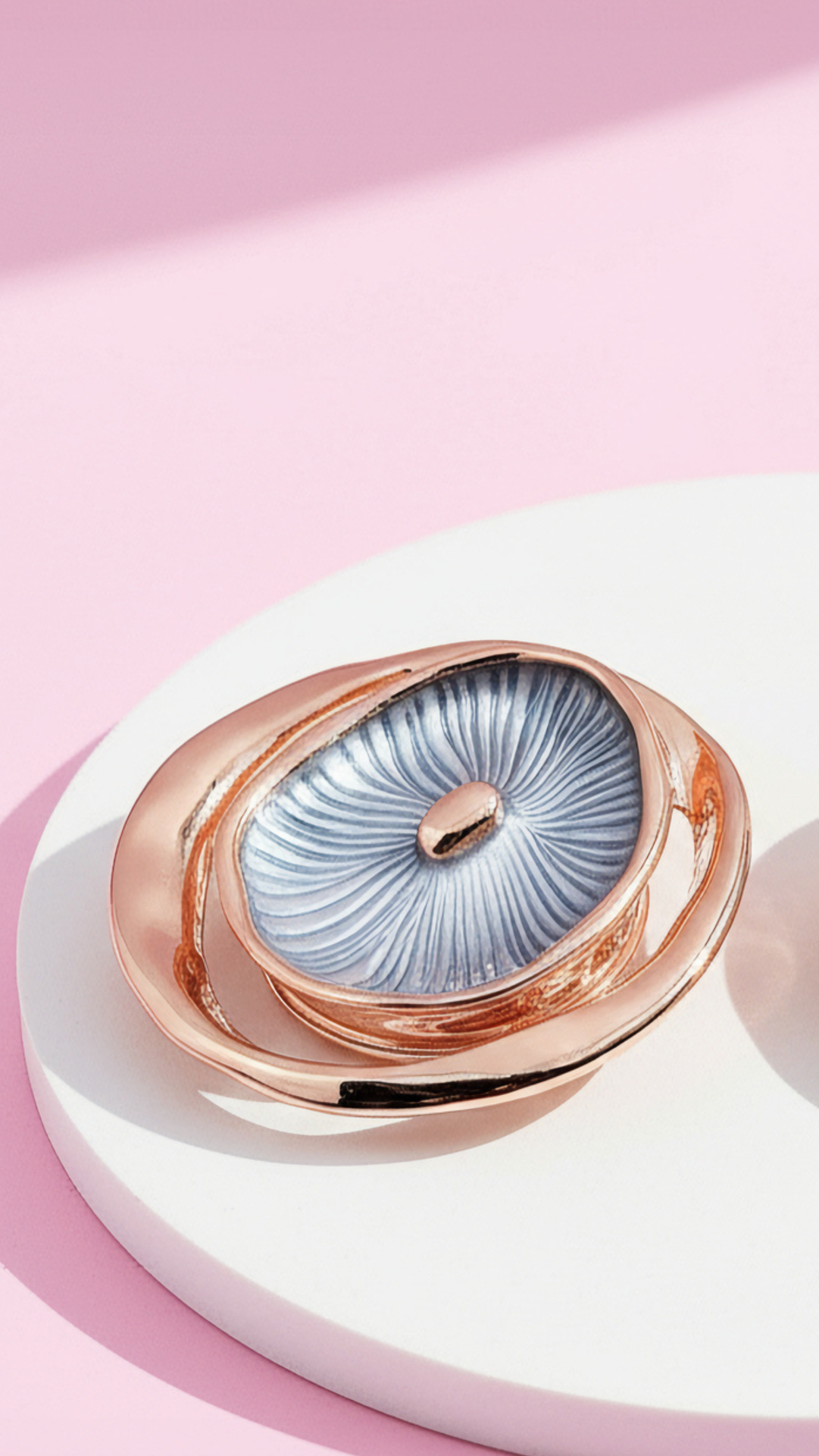 Abstract Magnetic Lilly Brooch