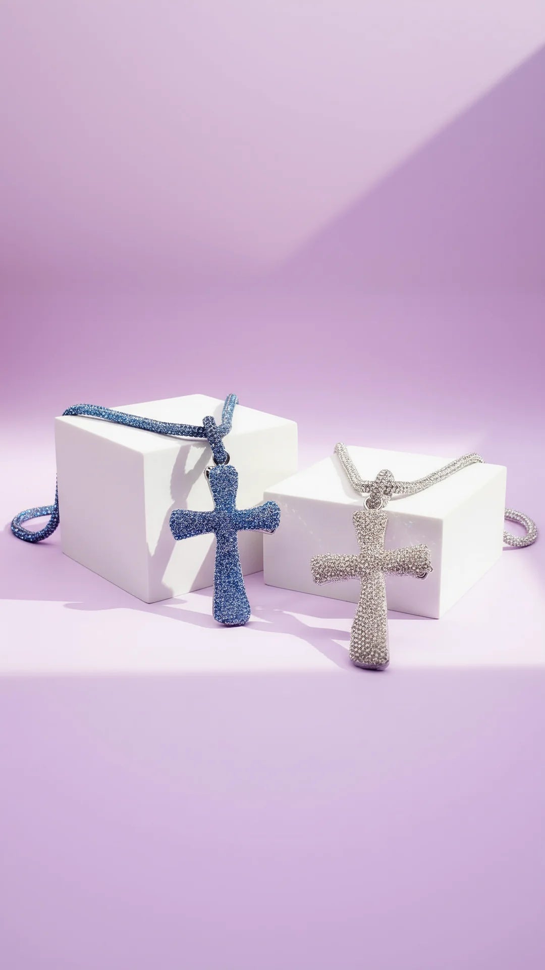 Crystal Cross Symbolic Necklace