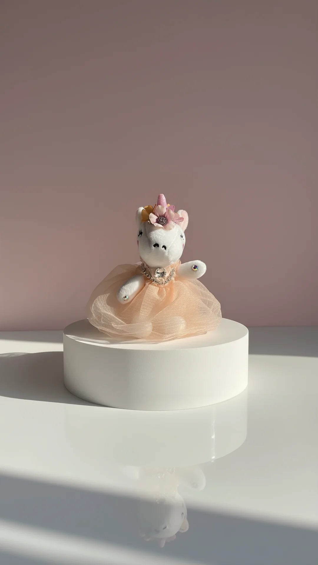 Ballerina Unicorn Key Ring & Bag Charm