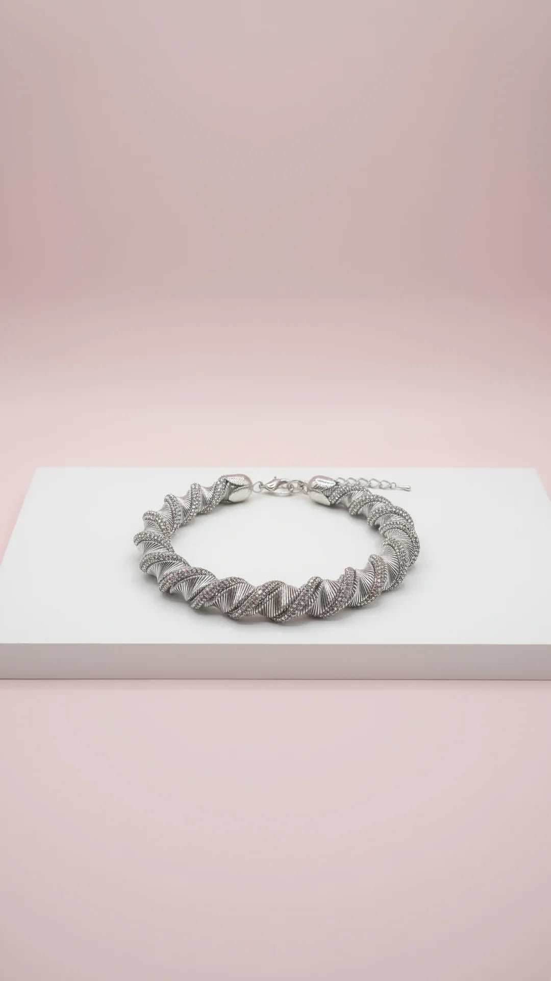 Elixir Collection Spiral Crystal Necklace