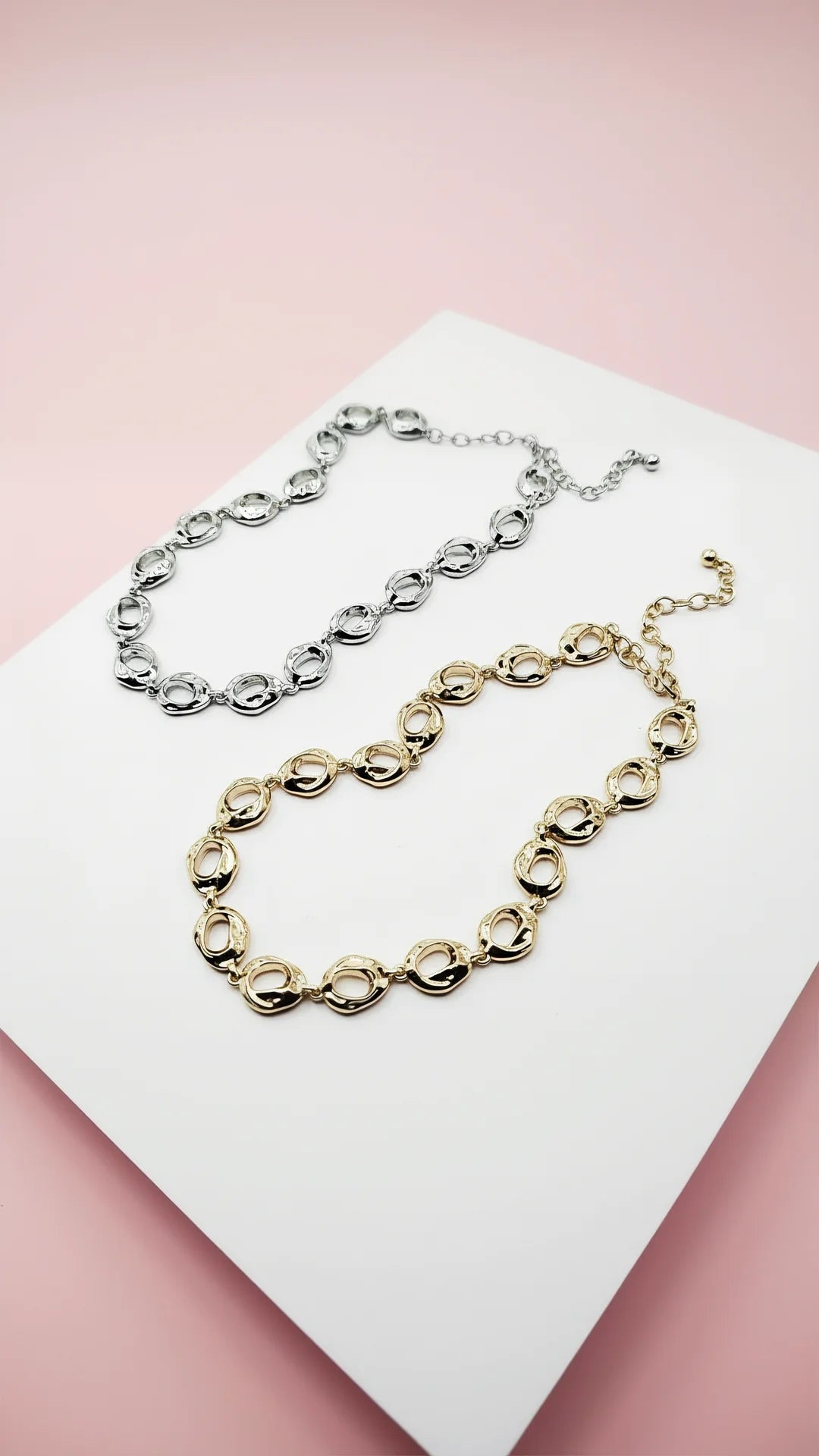 Melted Link Chain Necklace