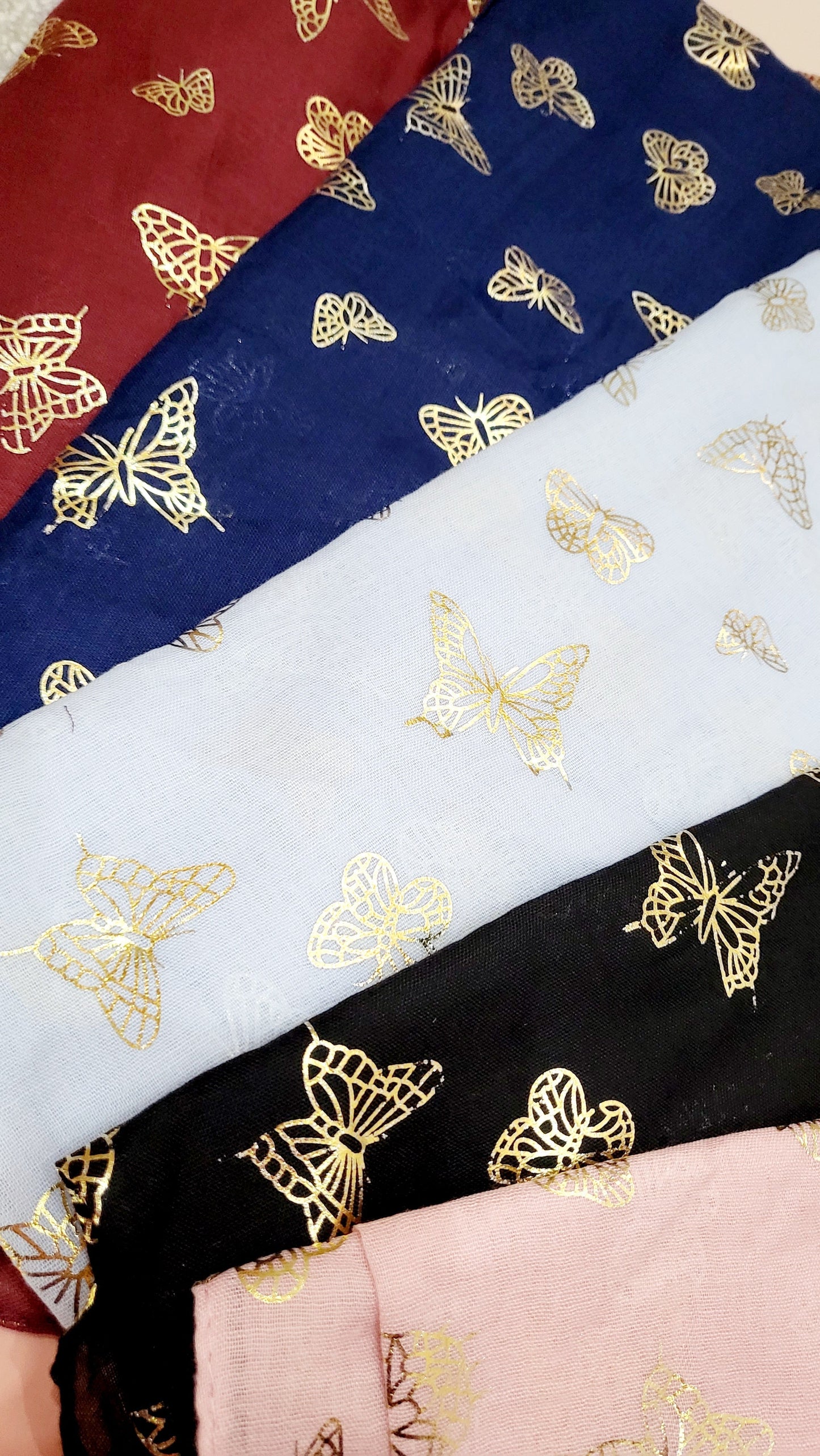 Mini Butterfly Shimmer Scarf