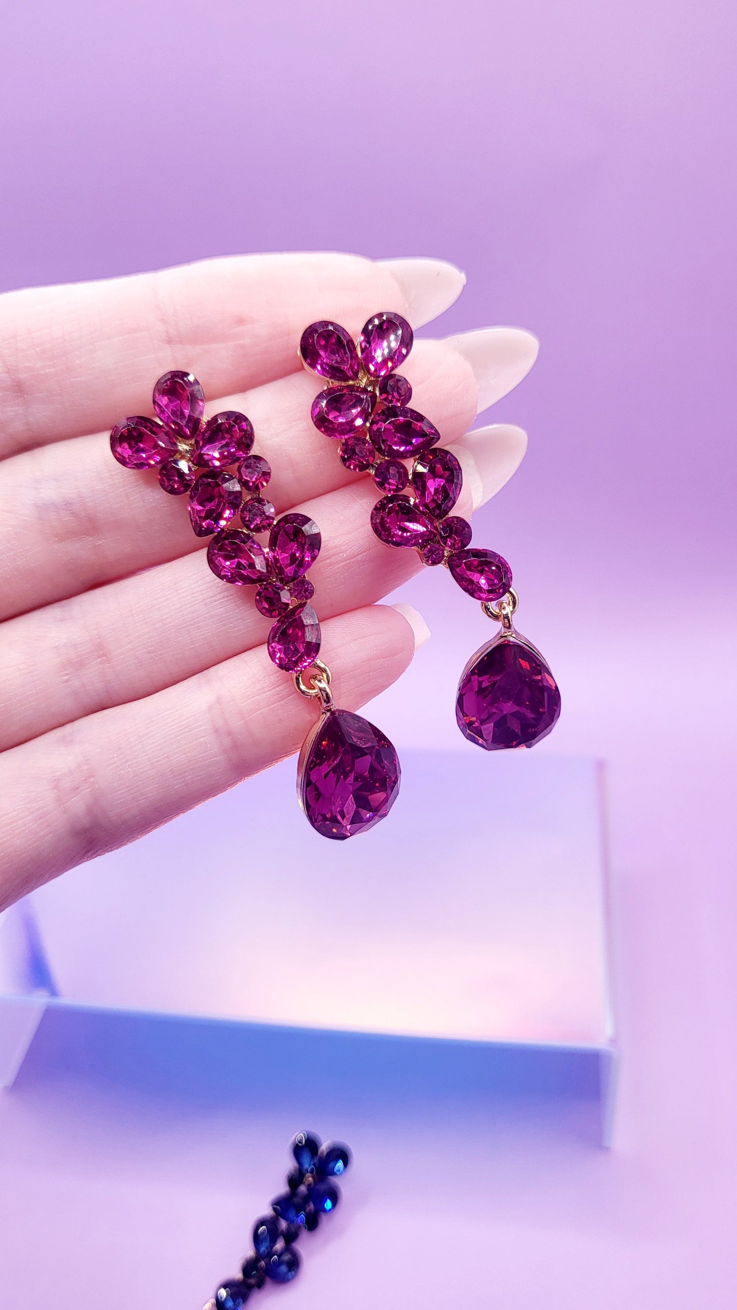 Glamour Crystal Drop and Dangle Earrings