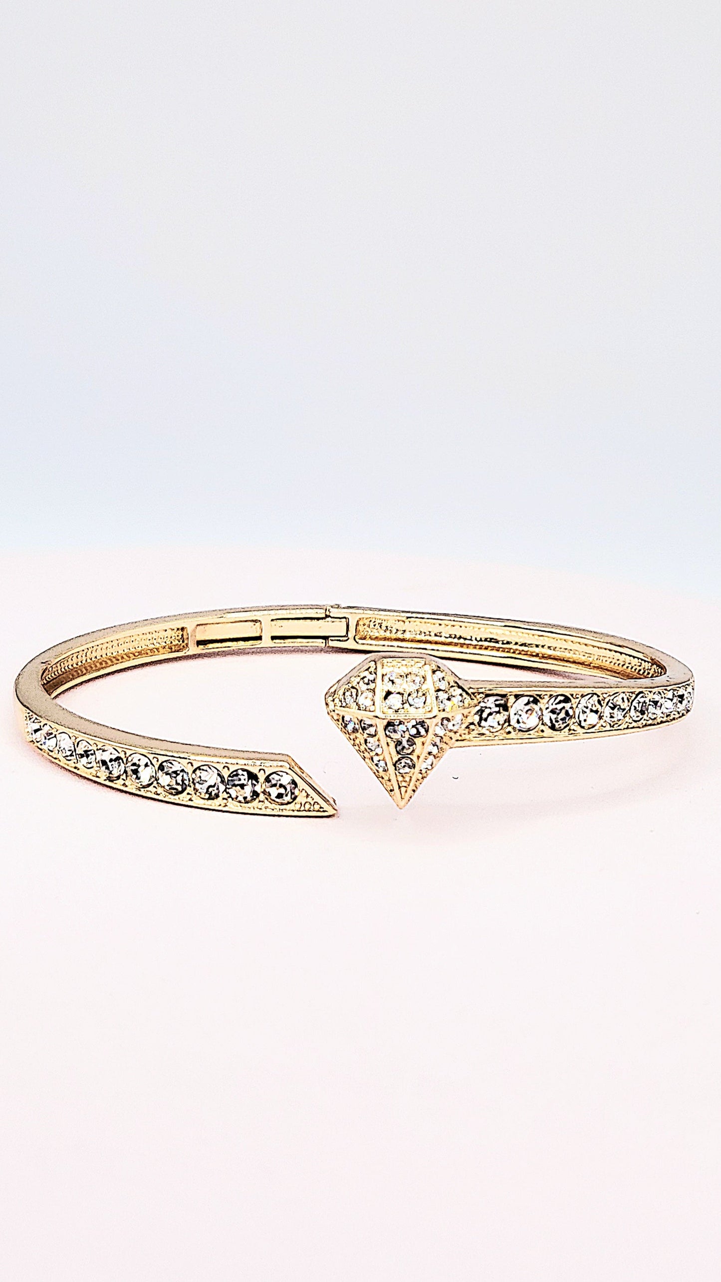 Crystal Stacking Bangles Stainless Steel