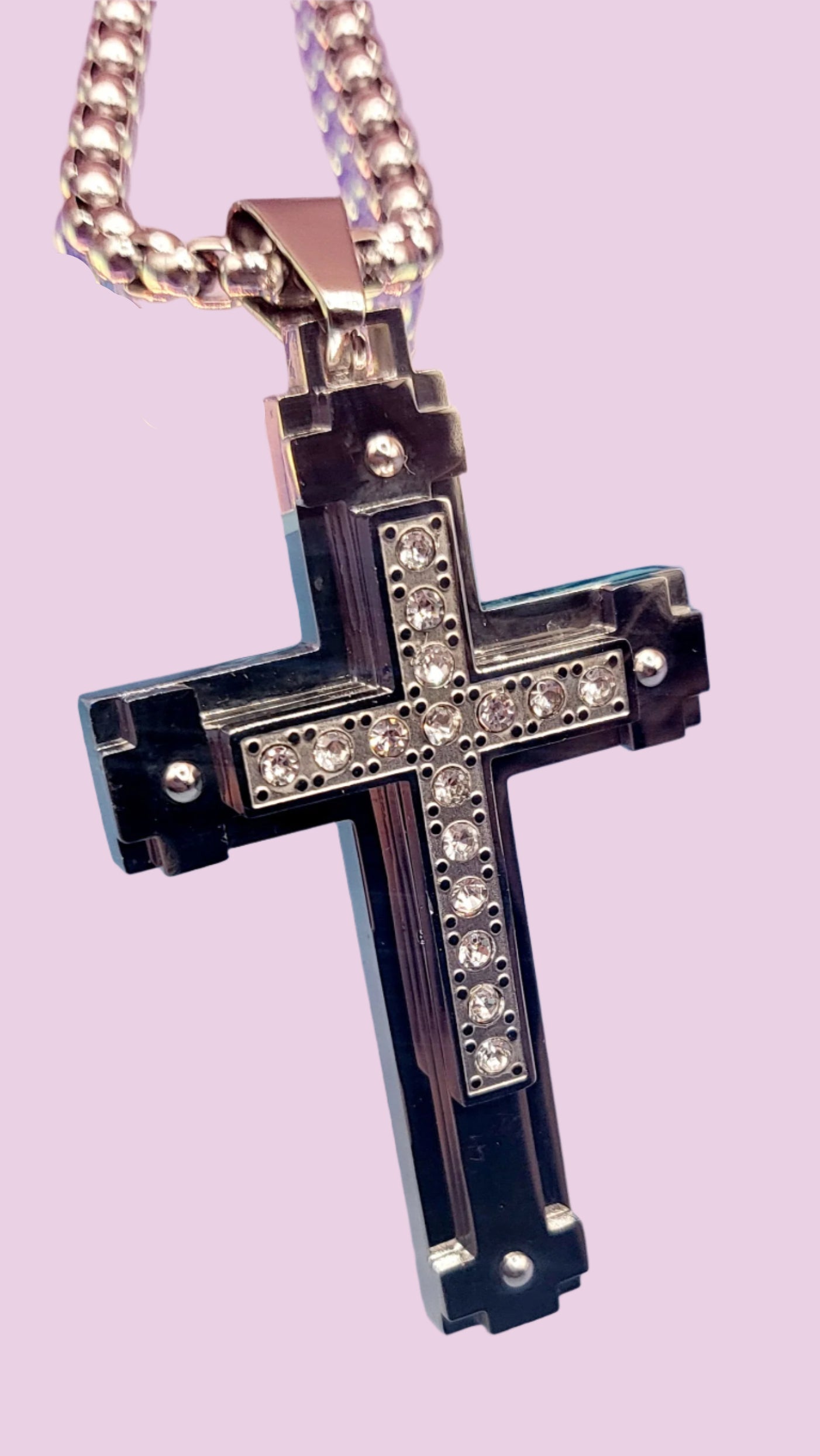 Black Cross Necklace