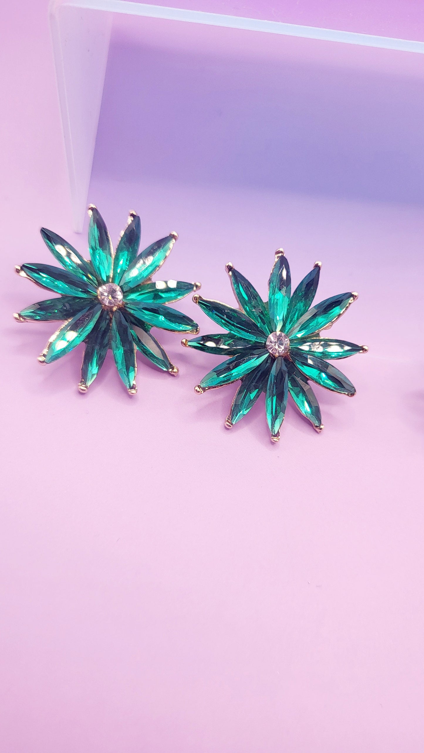 Dubai Crystal Stud Earrings