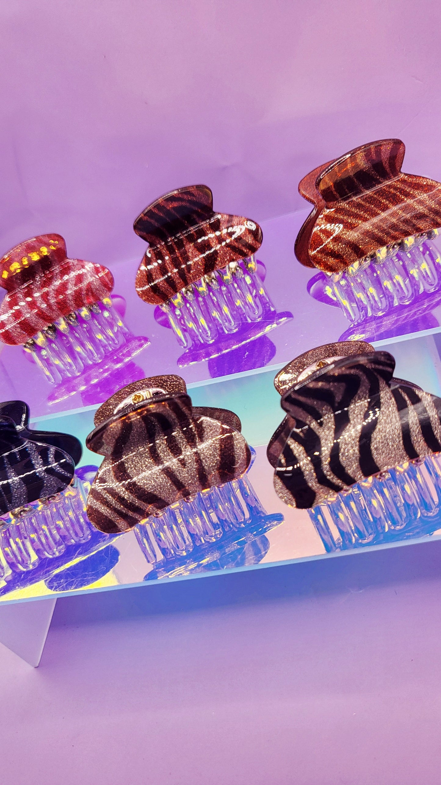 Glam Gloss Mini's Hair Clamps Pack of 12