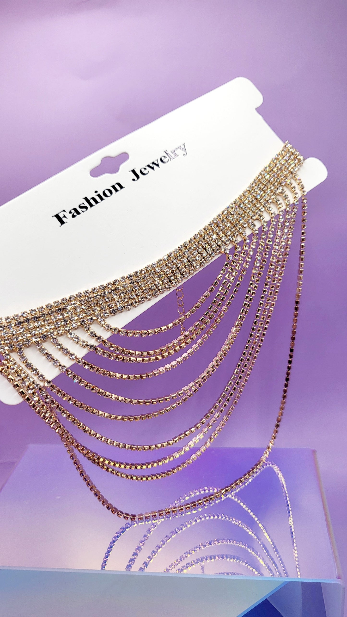 Cascade Crystal Choker