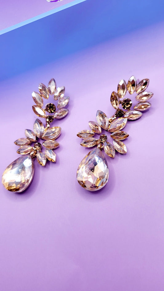 Glisten Crystal Drop and Dangle Earrings