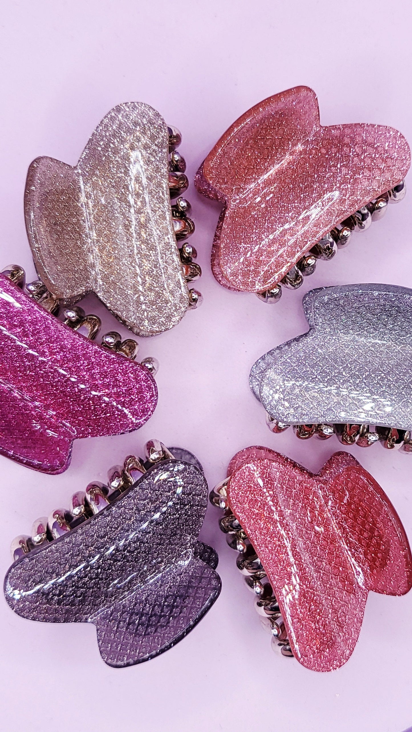 Glam Gloss Mini's Hair Clamps Pack of 12